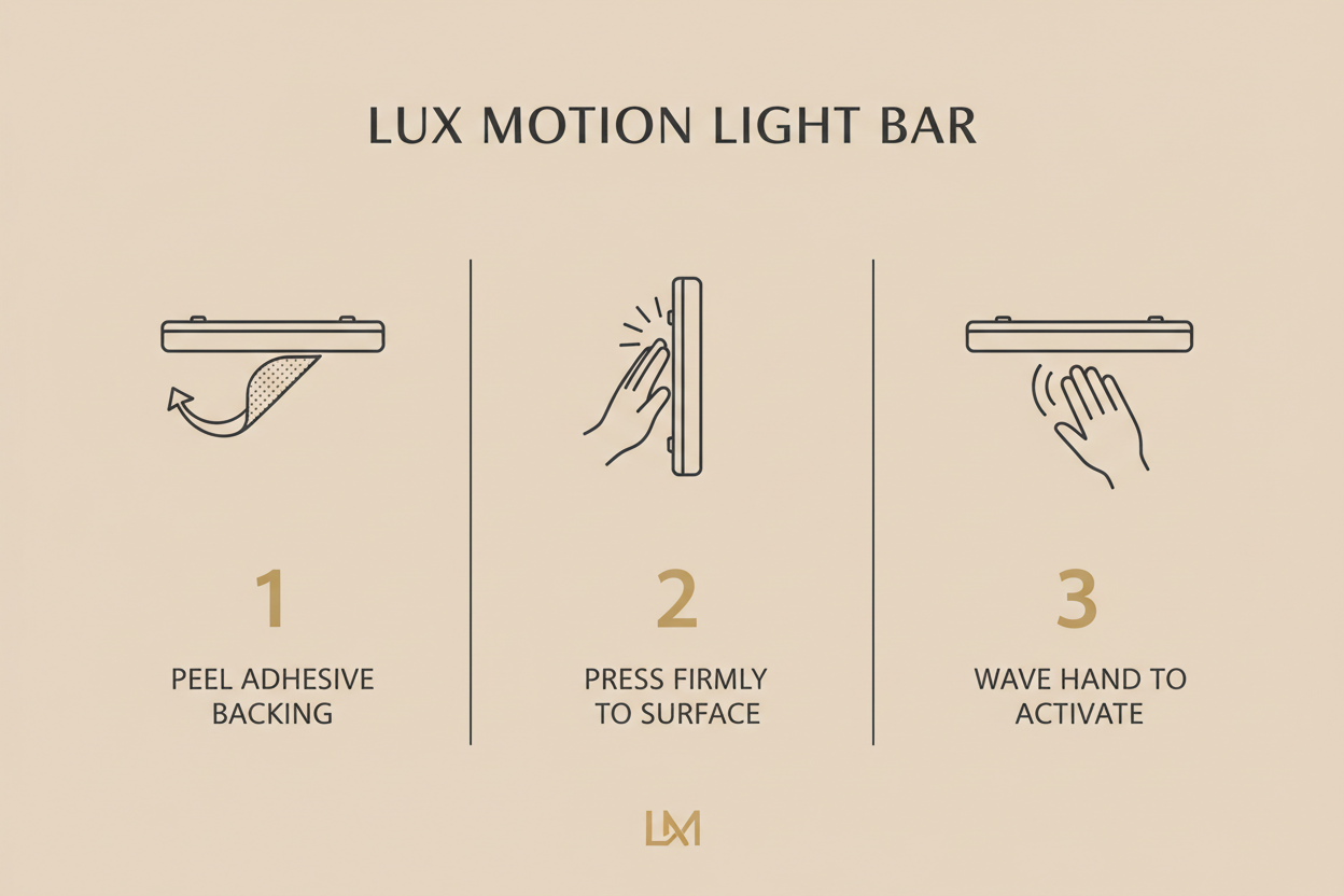 Luxe Arc Halo™ installation instructions guide